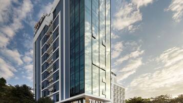 Voorkant van accommodatie