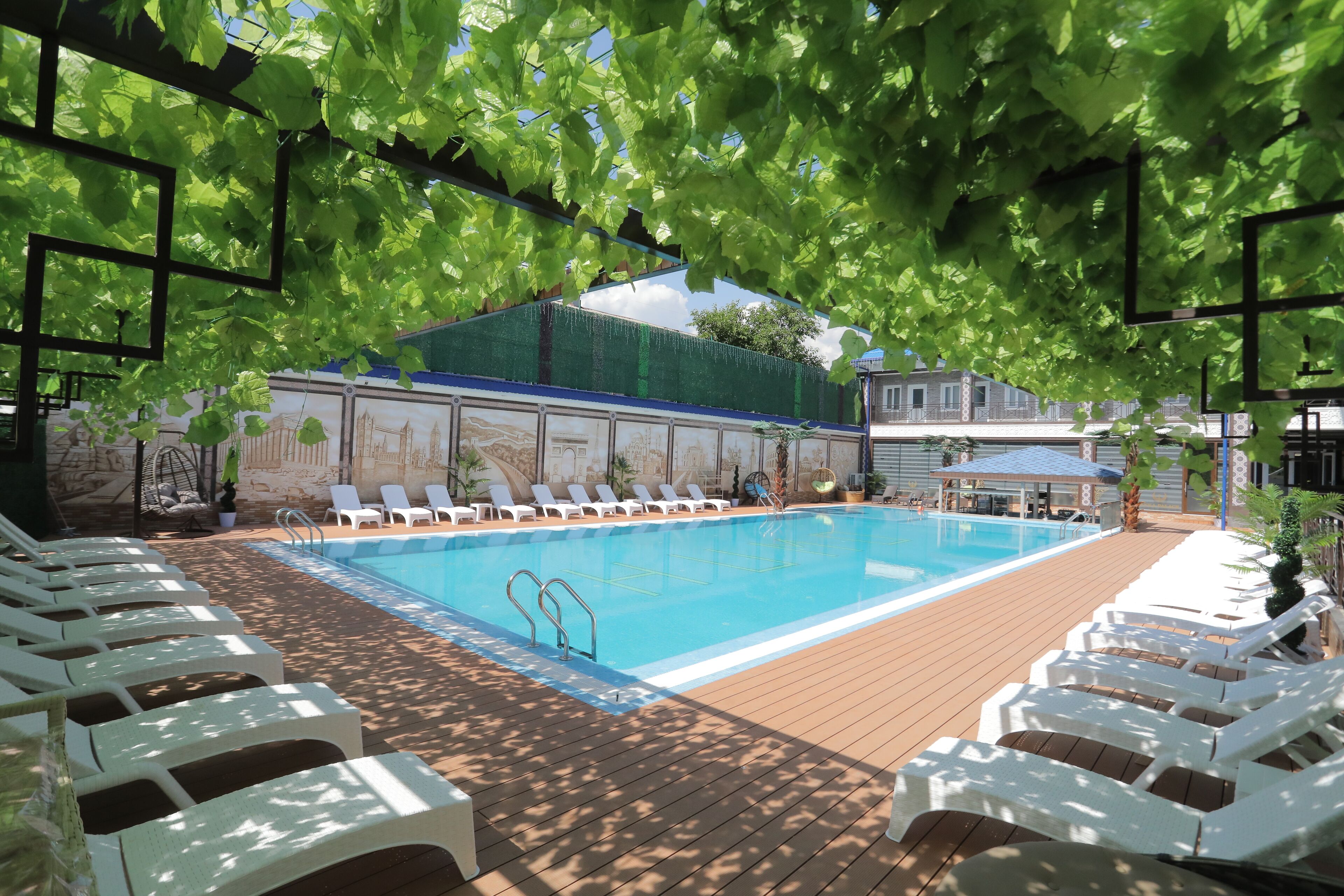 Indoor pool, seasonal outdoor pool