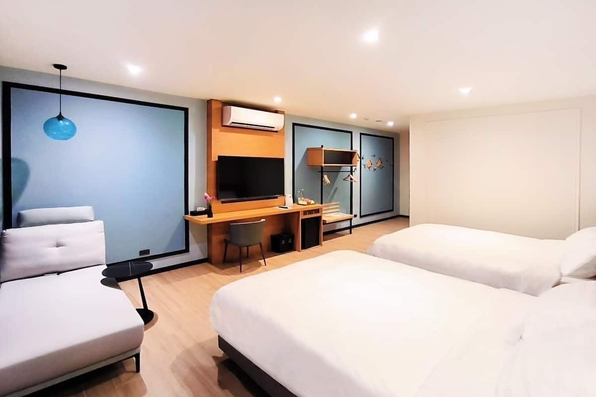 Habitación Deluxe con 1 cama matrimonial o 2 individuales | Decoración personalizada y wifi gratis