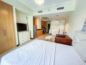 Classic-studiolejlighed - balkon - byudsigt | Individuel indretning, strygejern/strygebræt, gratis Wi-Fi