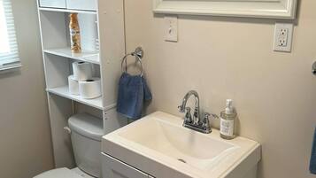 Hair dryer, towels