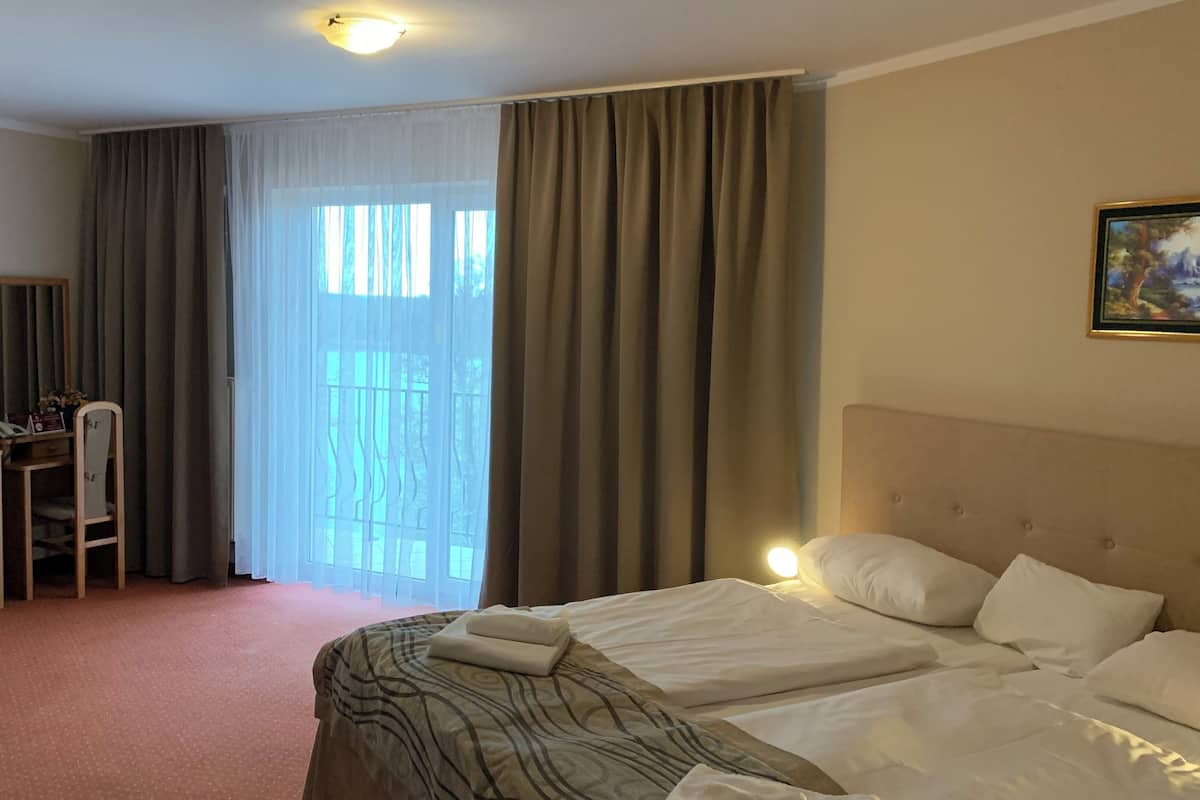 Chambre, vue lac