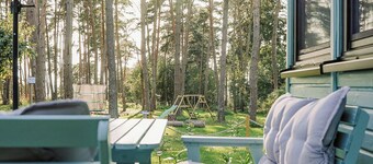 Waldhaus 2 mit Whirlpool - Ferienhäuser Insel Usedom - Direkt am Achterwasser!