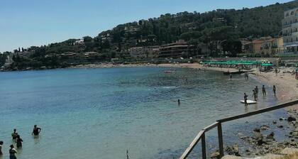 Die Terrasse am Strand