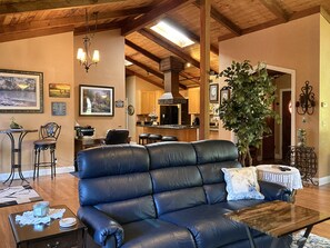 TV, fireplace, DVD player