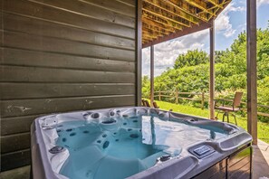 Baignoire à remous extérieure