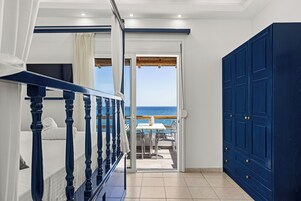 家庭开间套房, 海景 | 高档床上用品、羽绒被、Select Comfort 床、客房内保险箱