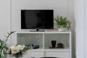 Leilighet, 1 soverom, kjøkken | Oppholdsrom