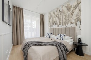 1 bedroom, bed sheets - Apartments With Gym by Renters Prestige (Warsaw)