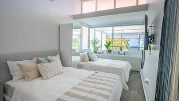 2 habitaciones, escritorio, wifi y ropa de cama