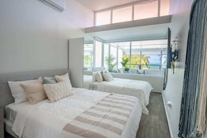 2 habitaciones, escritorio, wifi y ropa de cama