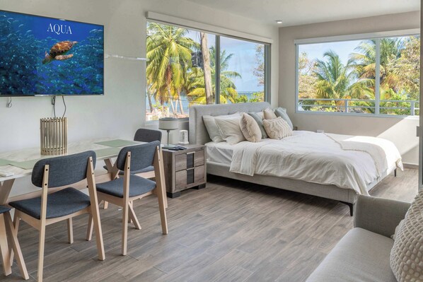 1 bedroom, desk, WiFi, bed sheets