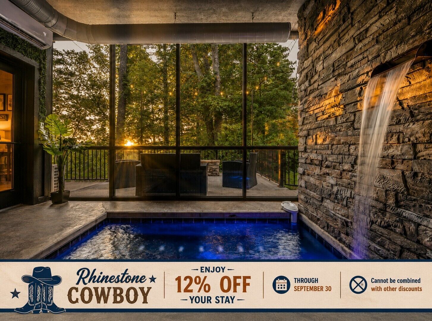 Indoor pool, a heated pool