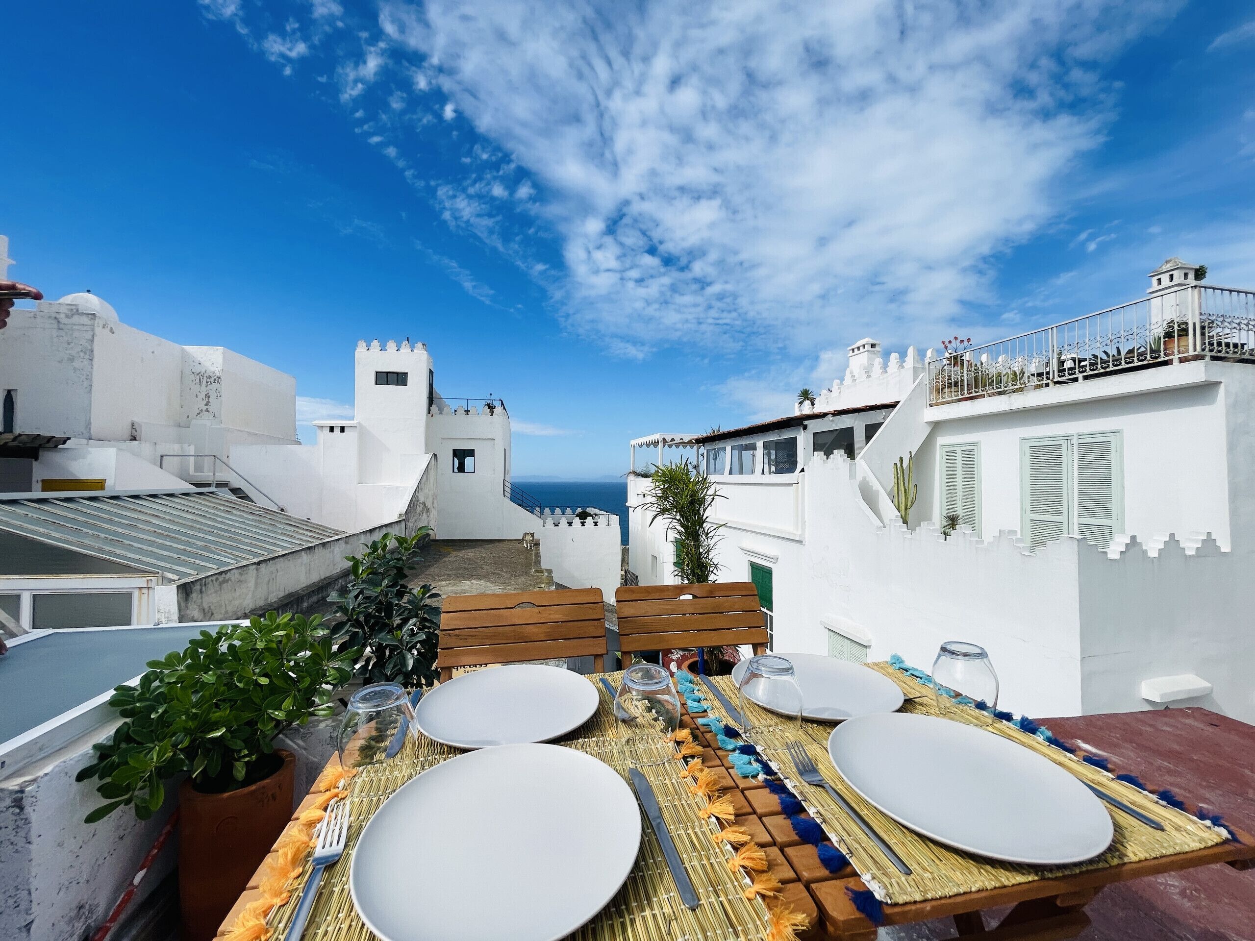 Udendørs spisemuligheder