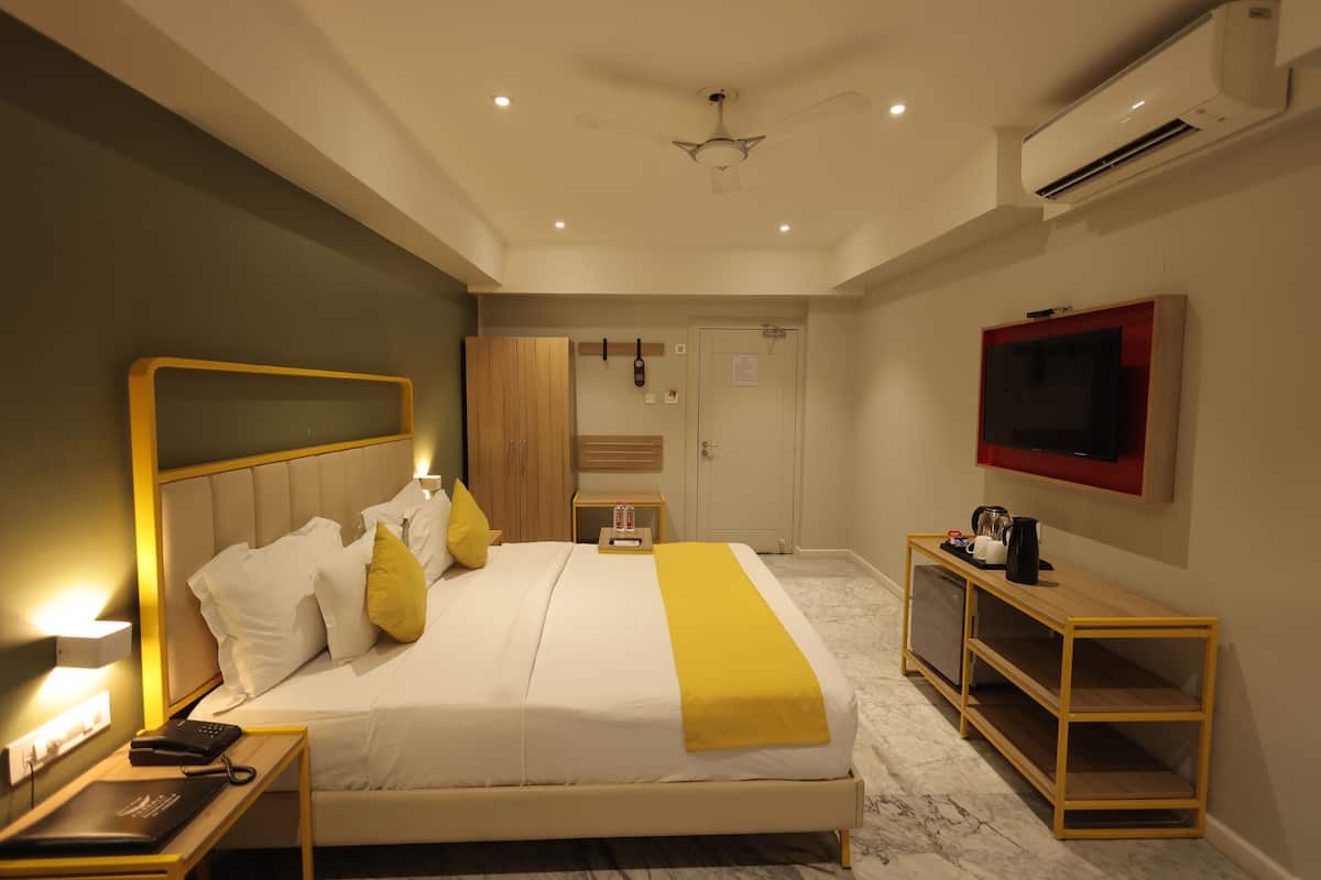 1 habitación, tabla de planchar con plancha, wifi gratis y ropa de cama