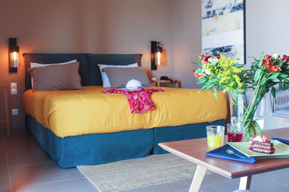 1 slaapkamer, lakens van Egyptisch katoen, luxe beddengoed, donsdekens