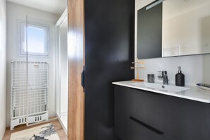 Shower, hair dryer