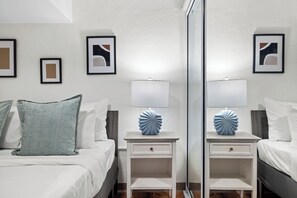 2 soveværelser, skrivebord, strygejern/strygebræt, weekendseng