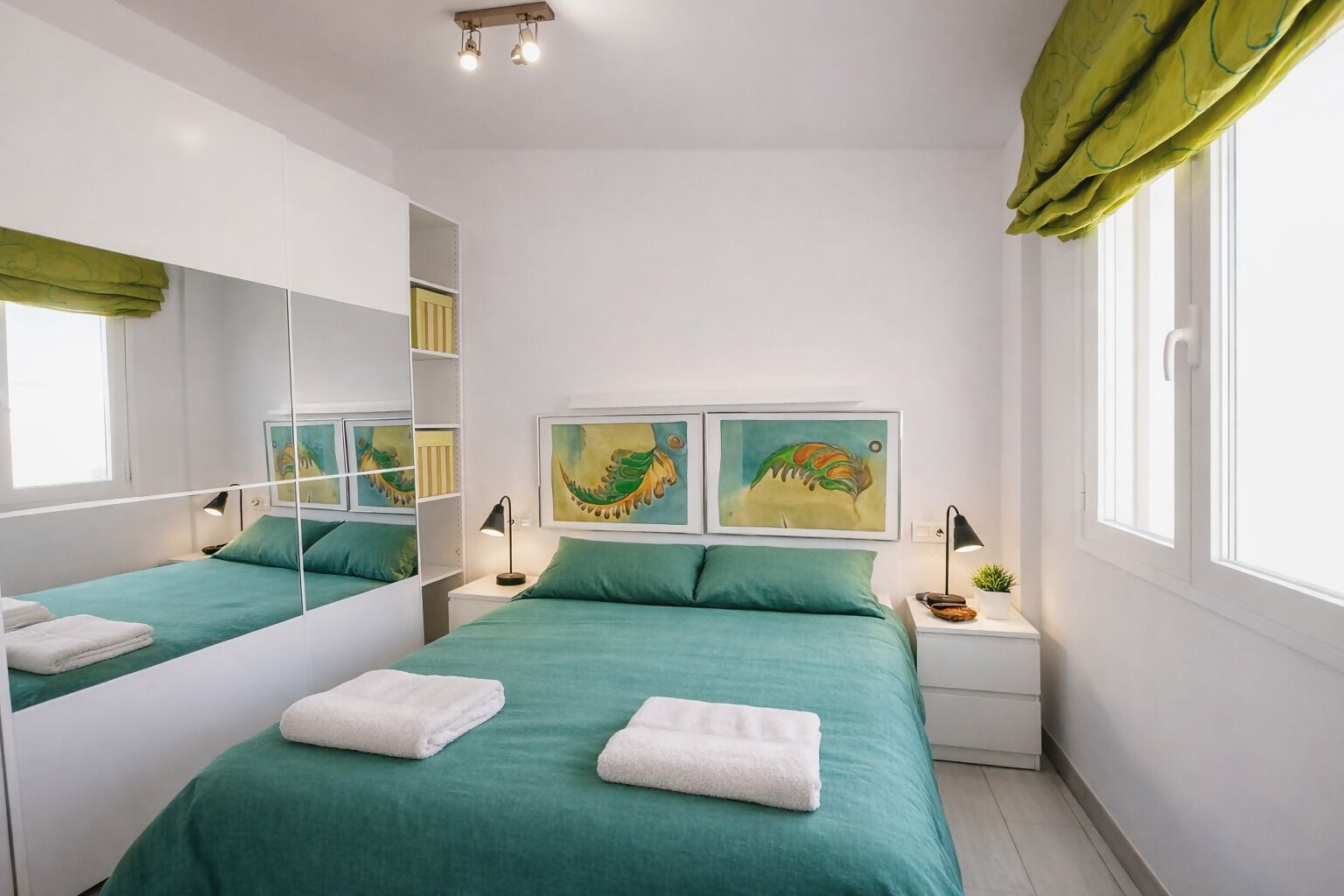1 chambre, bureau, fer et planche à repasser, Wi-Fi gratuit