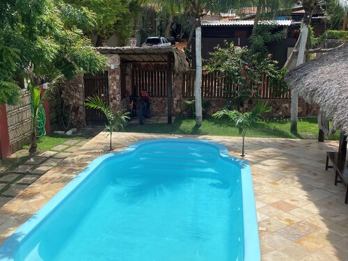 Casa de 2 Suites en Condo Privado de so 4 Casas e Piscina, Centro Jericoacoara