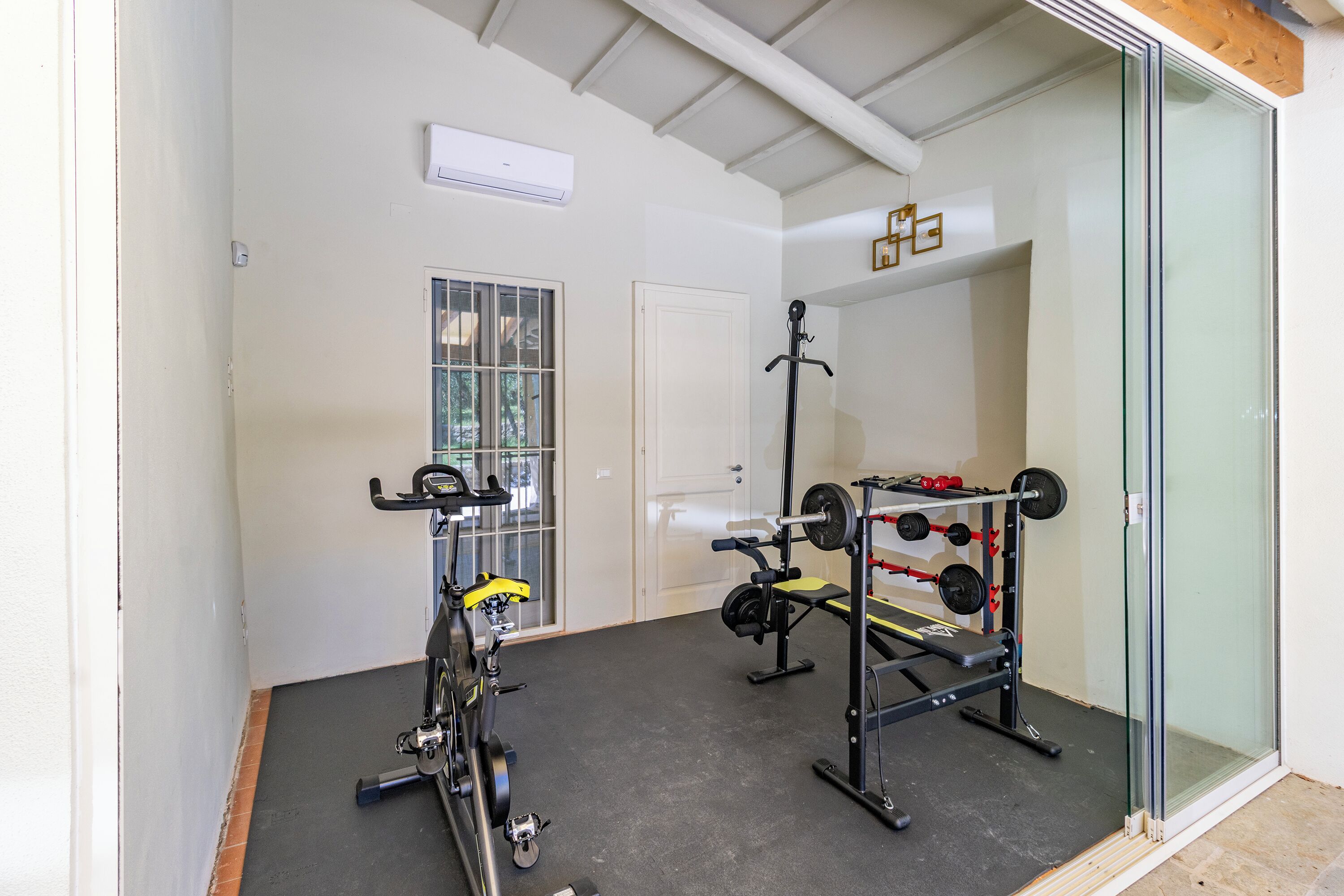Honeymoon Villa, Multiple Bedrooms, Mountainside (Villa Chimera Green 10 with Pool &) | Fitness facility