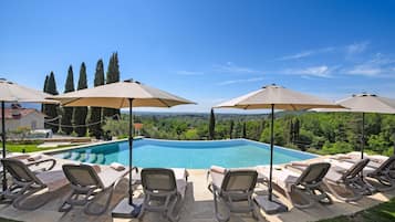 Vila lua de mel, vários quartos, ao lado da montanha (Villa Chimera Green 10 with Pool &) | Piscina | Piscina externa sazonal