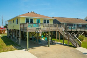 Exterior - Surf Shack on DuneWay-EV Charger & steps to Beach with Hot Tub! (Avon)