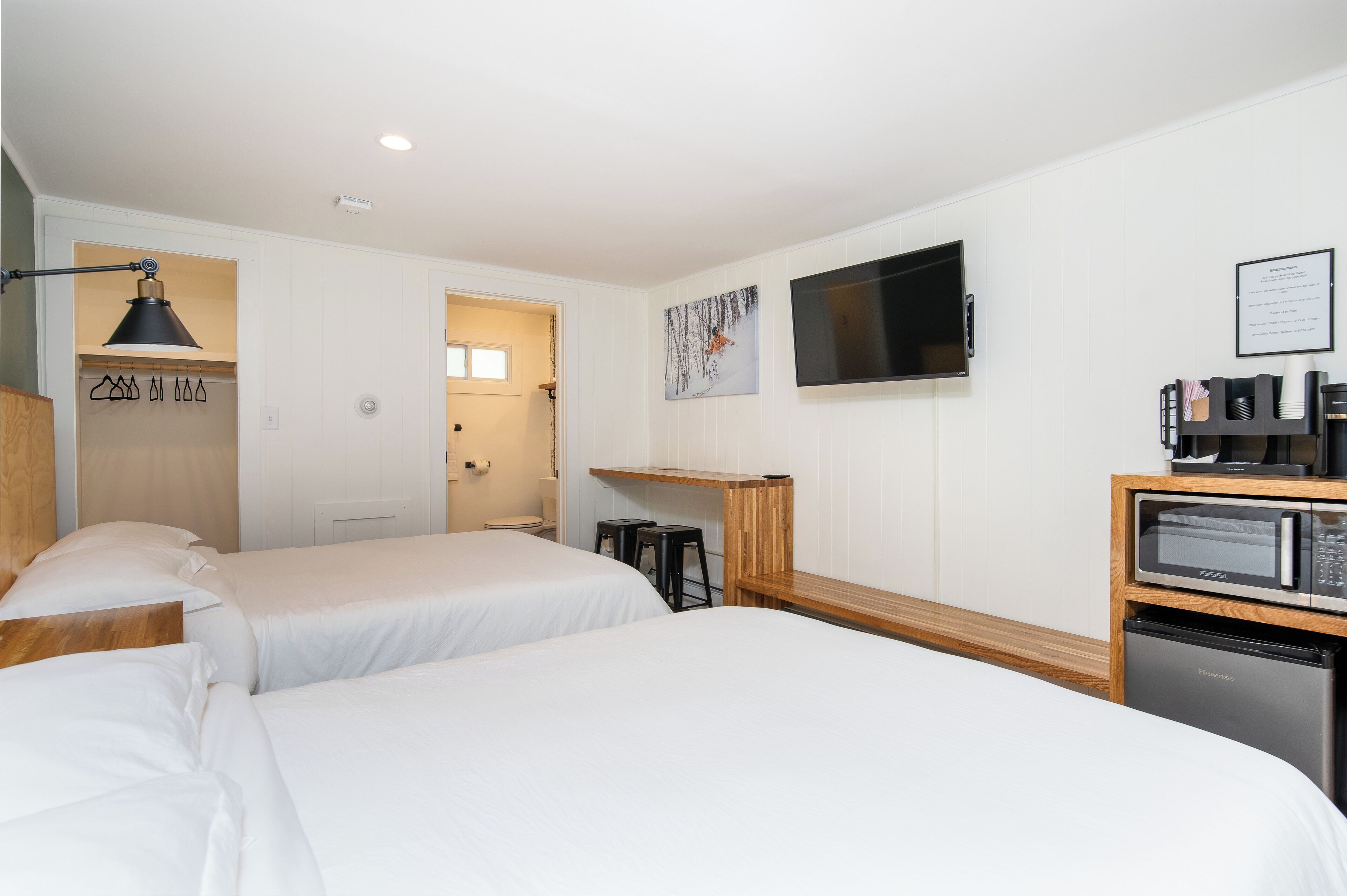 Chambre Premium, 2 lits doubles