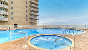 Indoor pool, outdoor pool