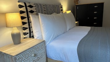 2 bedrooms, iron/ironing board, travel crib, free WiFi