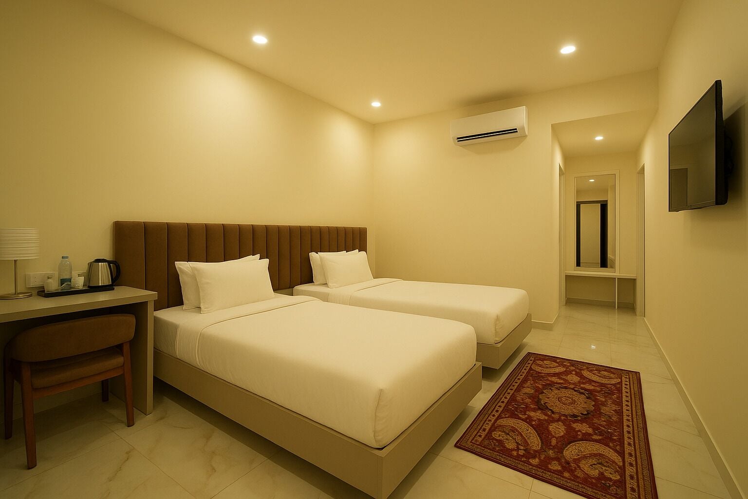 Deluxe Room, 2 Twin Beds | 1 bedroom, free WiFi, bed sheets