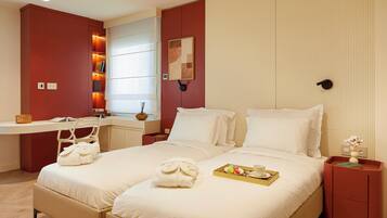 3+1 Residences | 1 bedroom, premium bedding, desk, laptop workspace