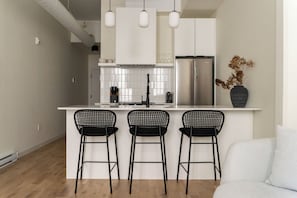 Luxury Apartment | Private kitchen - Maison Place Jacques-Cartier by Luxury In Transit (Montreal)