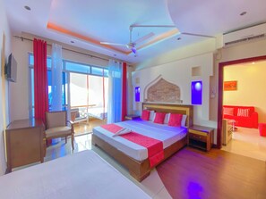 Family Apartment | Individually decorated, individually furnished, desk, laptop workspace