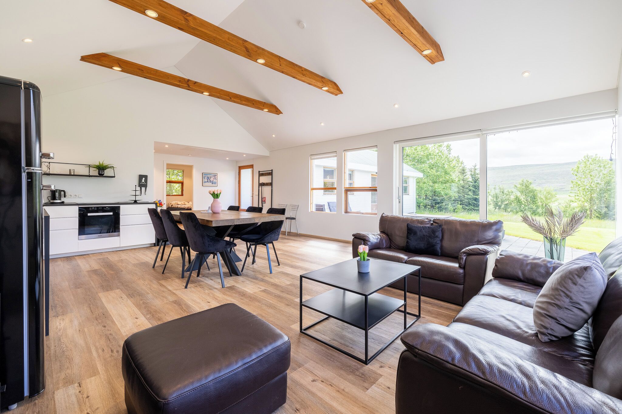 Luxury House | Living area | 55-inch Smart TV with digital channels