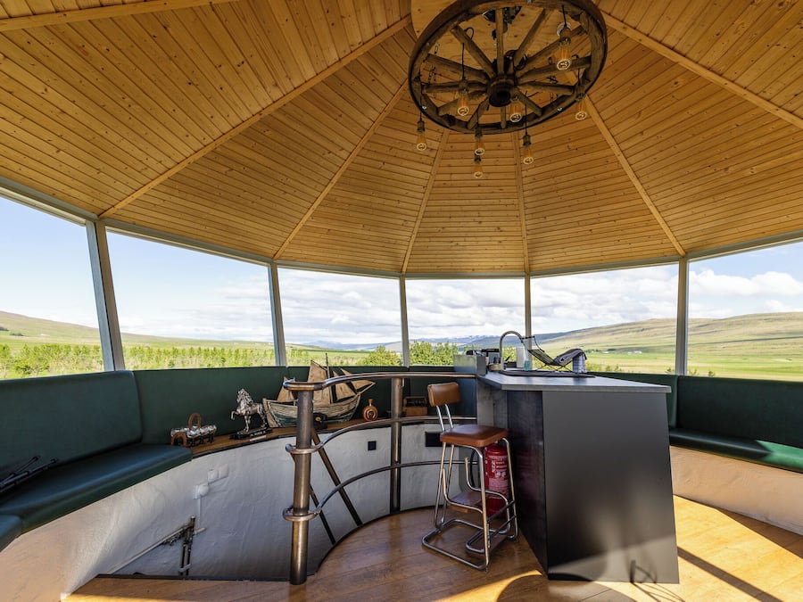 Panoramic Suite, Mountain View | Living area | 55-inch Smart TV with digital channels