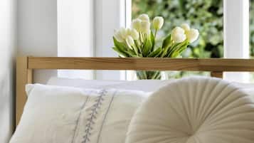 Klassiek appartement, uitzicht op de binnenplaats | 1 slaapkamer, een strijkplank/strijkijzer, gratis wifi
