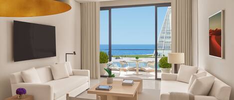 Room, 1 Bedroom, Terrace | Premium bedding, minibar, in-room safe, desk