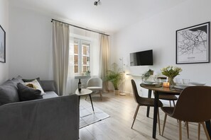 Living area - Elite Apartments Podbielańska Center (Gdansk)
