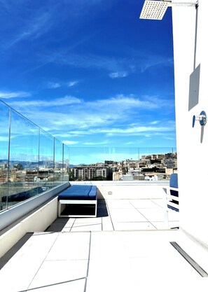Terrace/patio - Your dream terrace sea view, city view (Cagliari)