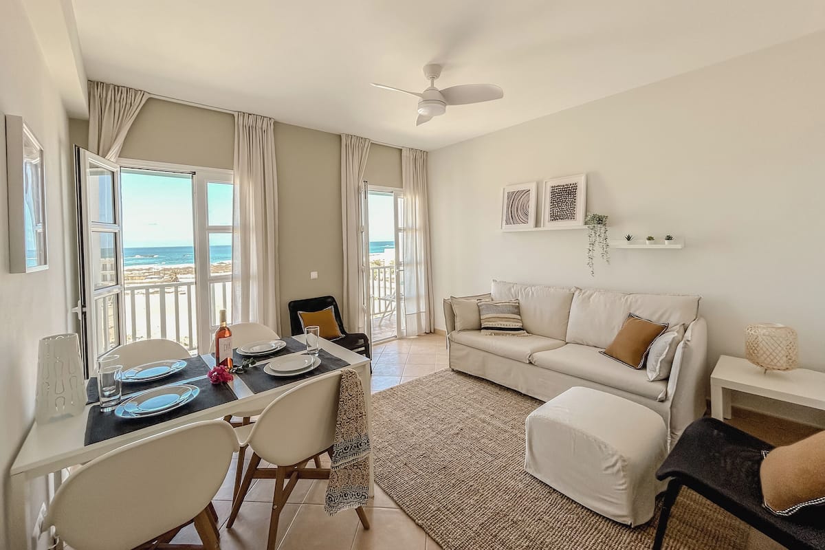 Apartamento Confort, 2 habitaciones, no fumadores, frente al mar | Zona de estar