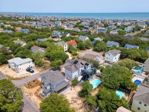 Exterior - Beautifully updated Corolla beach house with sun deck and private pool! (Corolla)