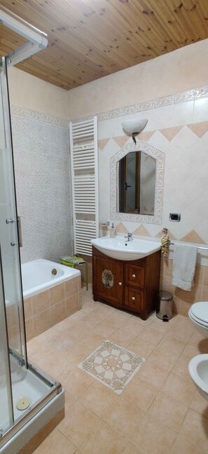 Een douche, een haardroger, een bidet