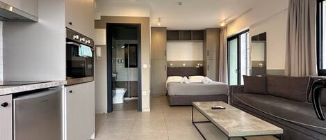 1 dormitorio, tabla de planchar con plancha, wifi gratis y ropa de cama