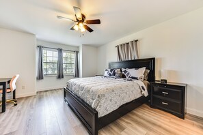 3 soverom, skrivebord, strykejern/-brett og wi-fi