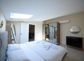 4 bedrooms, iron/ironing board, free WiFi, bed sheets - BlueHomes Dublex Aparments A9 (Serik, Antalya)