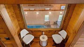 Indoor pool, a heated pool