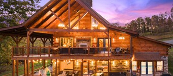 Hocking Hills Cabin with Heated Indoor Pool, Hot Tub & Sauna | 7 BR, Sleeps 20