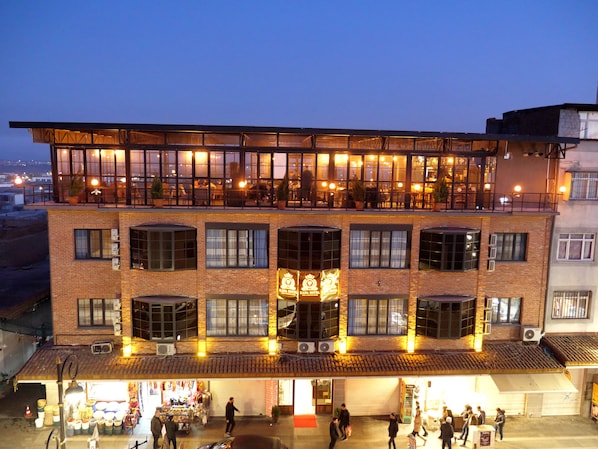 Façade de l’hébergement