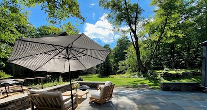 18th century Berkshires farmhouse on 12 acres, impeccably updated.